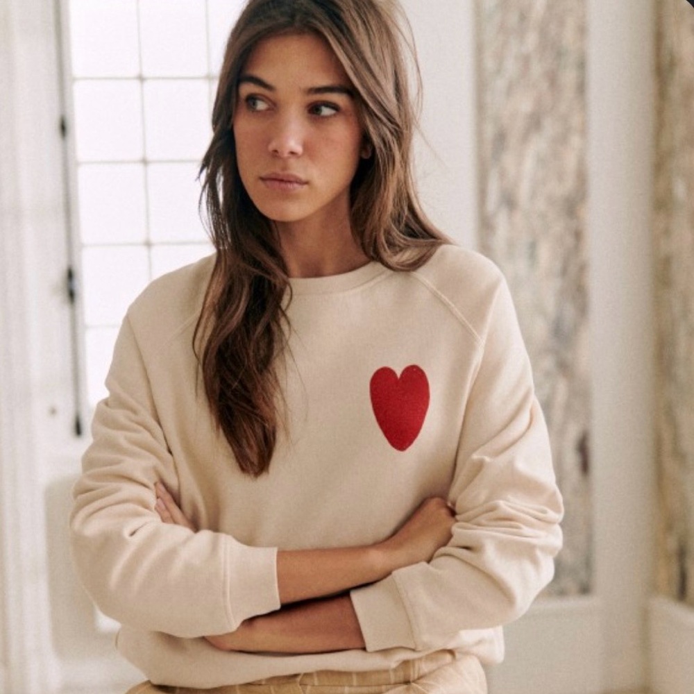 SÉZANE ♥️ X BOBO CHOSES Heart Sweatshirt XS
